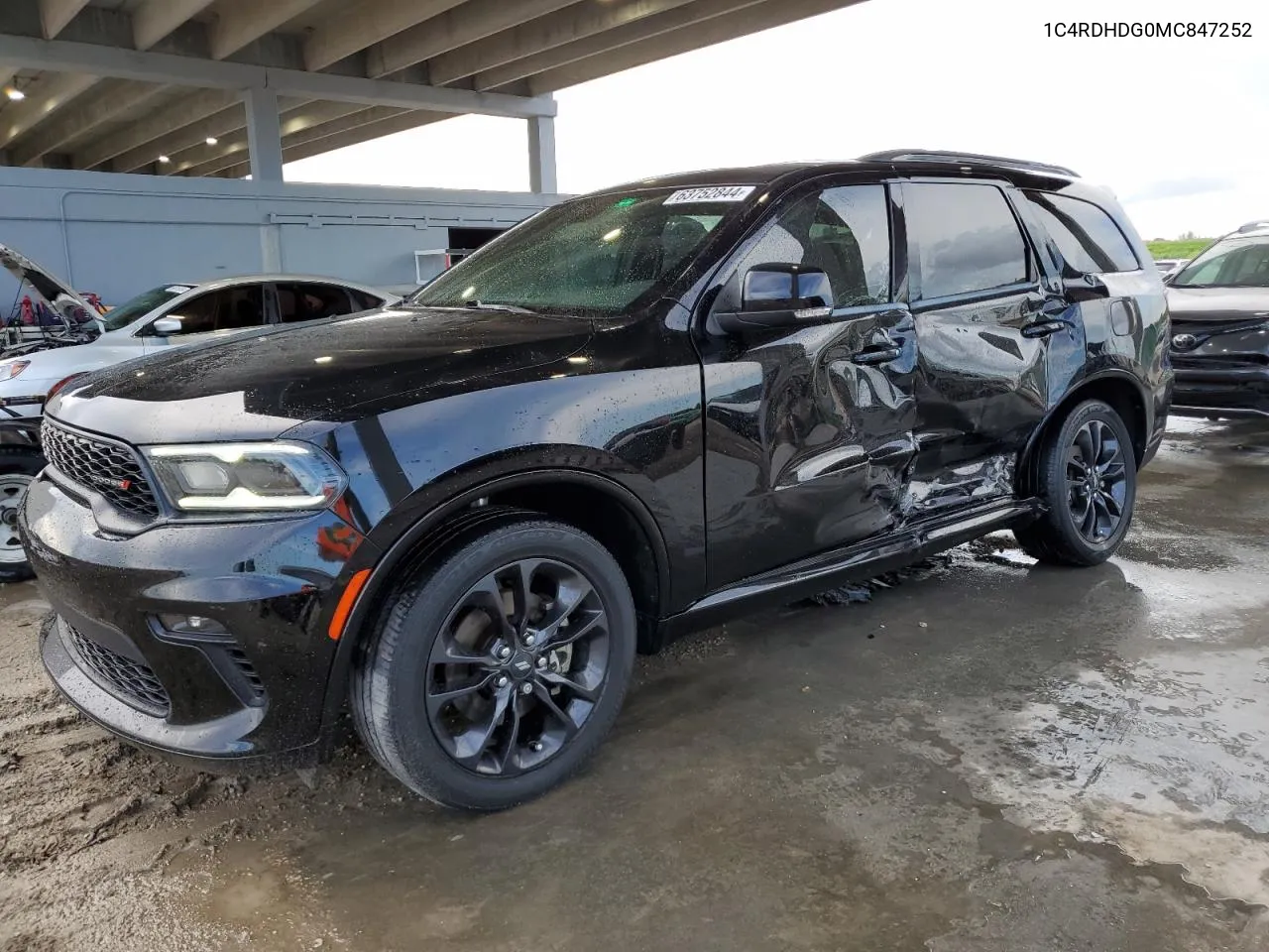 2021 Dodge Durango Gt VIN: 1C4RDHDG0MC847252 Lot: 63752844