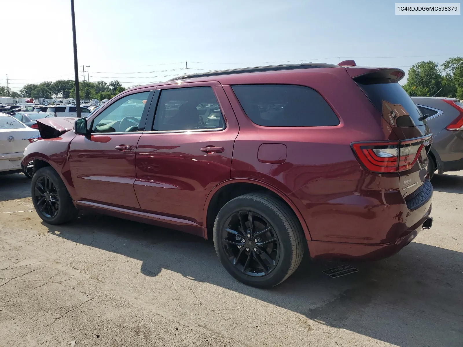 2021 Dodge Durango Gt VIN: 1C4RDJDG6MC598379 Lot: 64053104