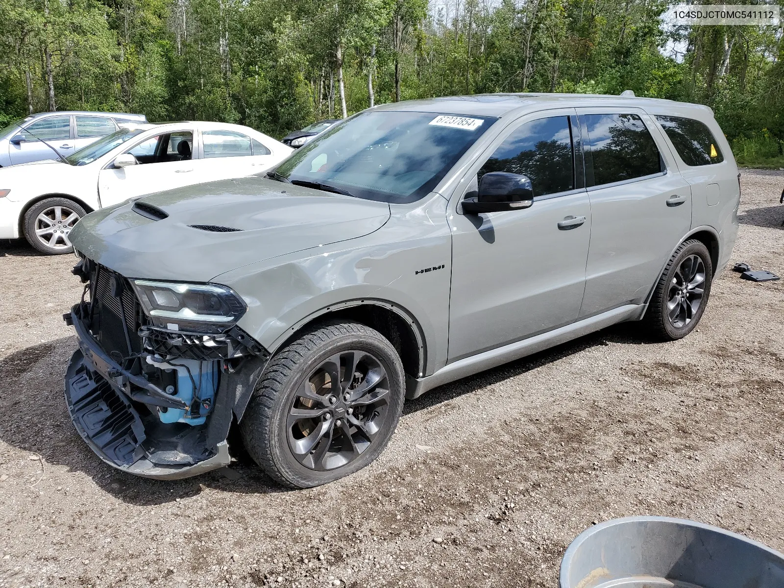 2021 Dodge Durango R/T VIN: 1C4SDJCT0MC541112 Lot: 67237854