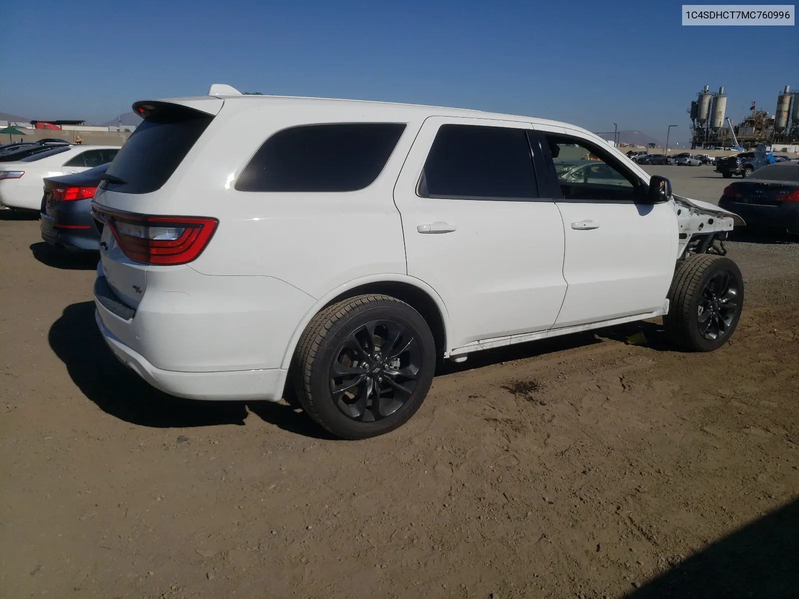 2021 Dodge Durango R/T VIN: 1C4SDHCT7MC760996 Lot: 67405584