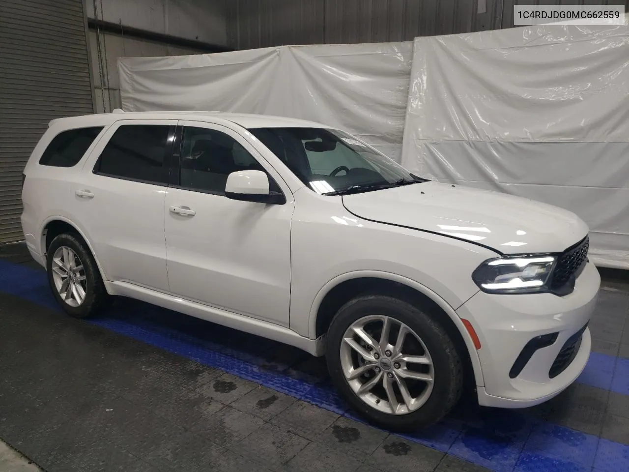 2021 Dodge Durango Gt VIN: 1C4RDJDG0MC662559 Lot: 68036524