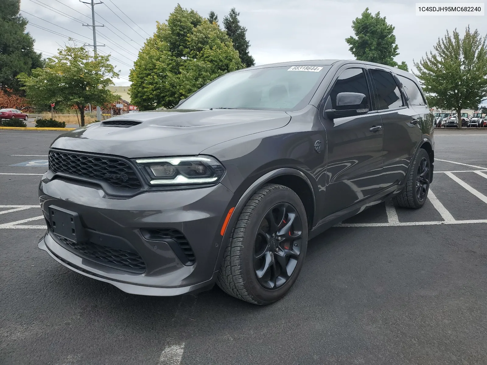 2021 Dodge Durango Srt Hellcat VIN: 1C4SDJH95MC682240 Lot: 68318644