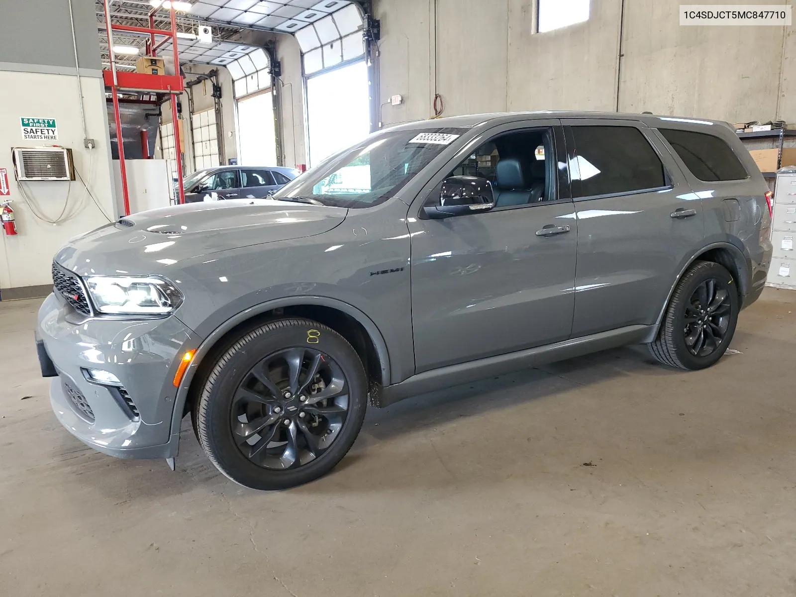 2021 Dodge Durango R/T VIN: 1C4SDJCT5MC847710 Lot: 68333264