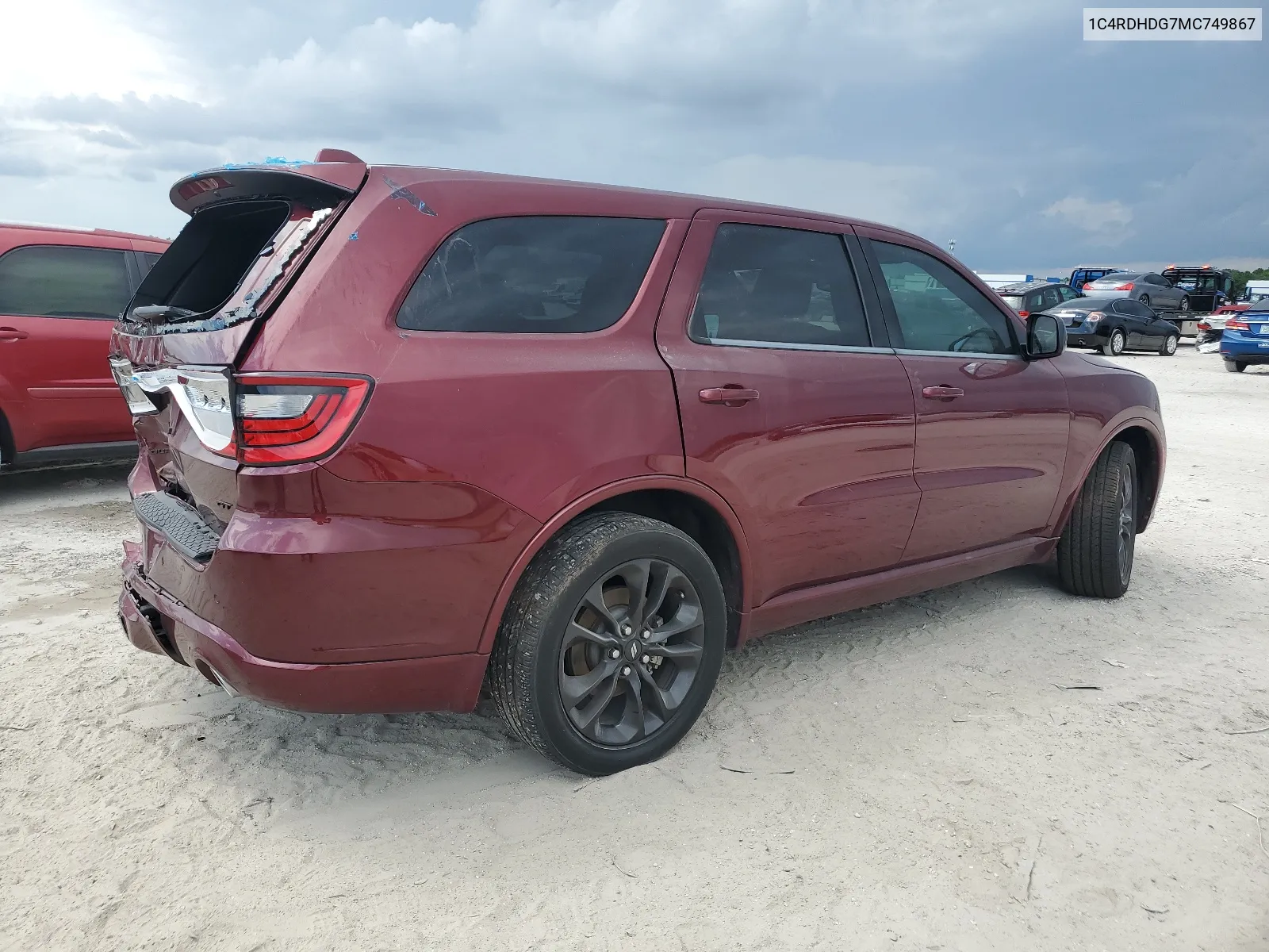 1C4RDHDG7MC749867 2021 Dodge Durango Gt