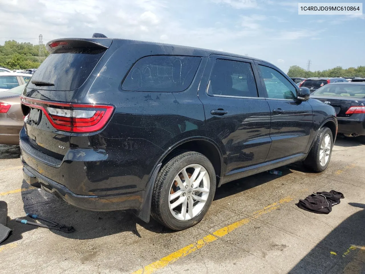 1C4RDJDG9MC610864 2021 Dodge Durango Gt