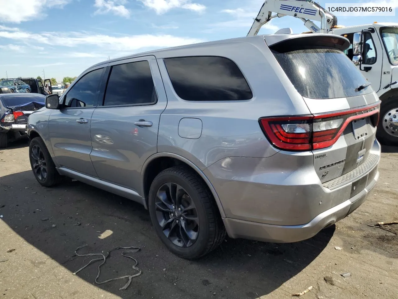 2021 Dodge Durango Gt VIN: 1C4RDJDG7MC579016 Lot: 68765234