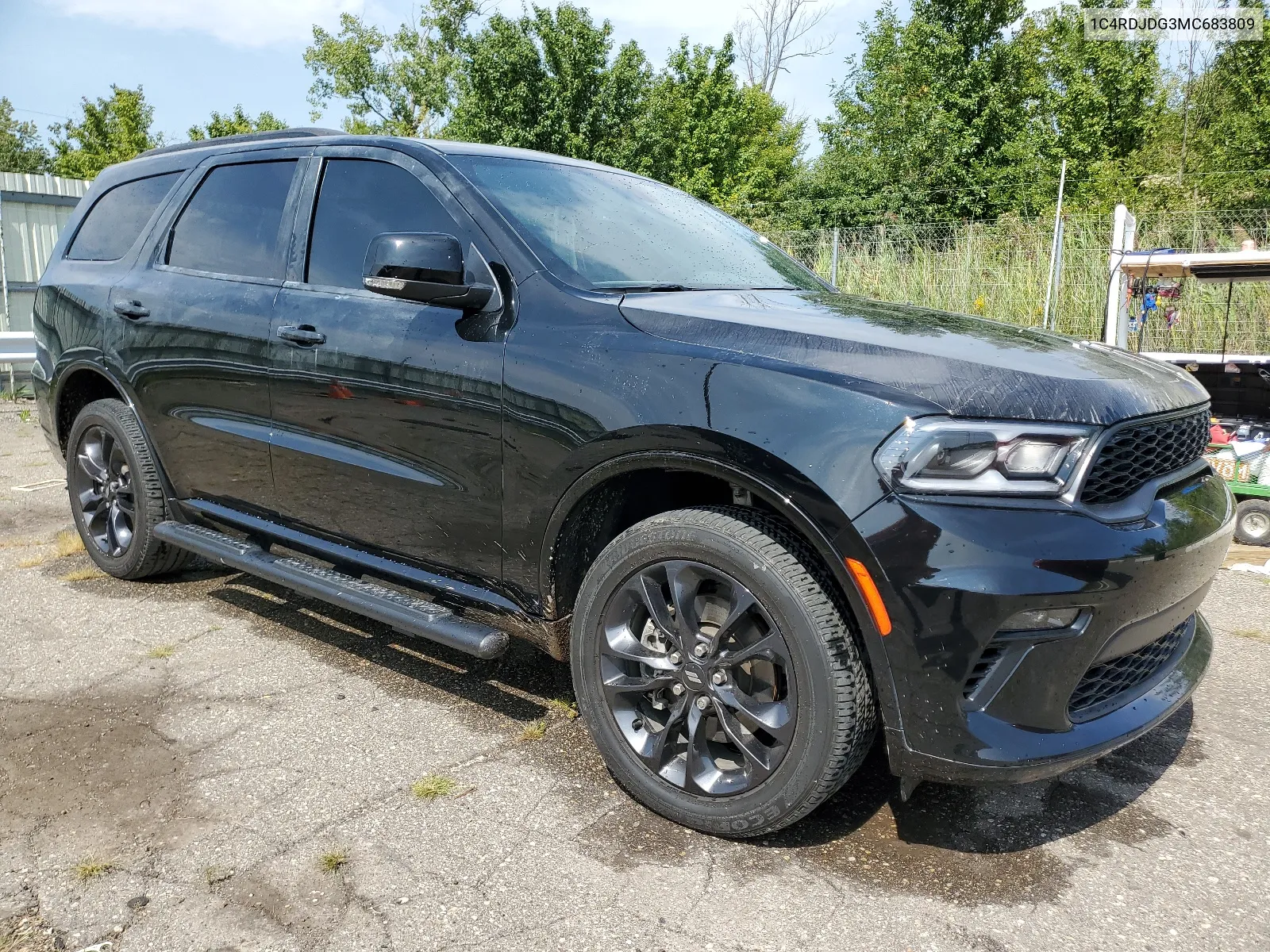 2021 Dodge Durango Gt VIN: 1C4RDJDG3MC683809 Lot: 68797614