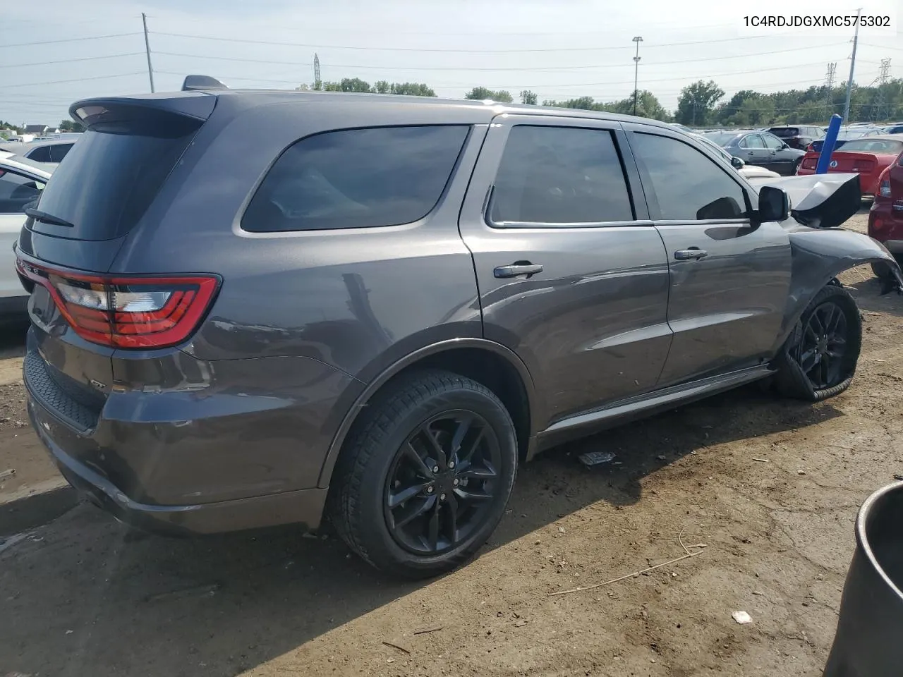 2021 Dodge Durango Gt VIN: 1C4RDJDGXMC575302 Lot: 68918714