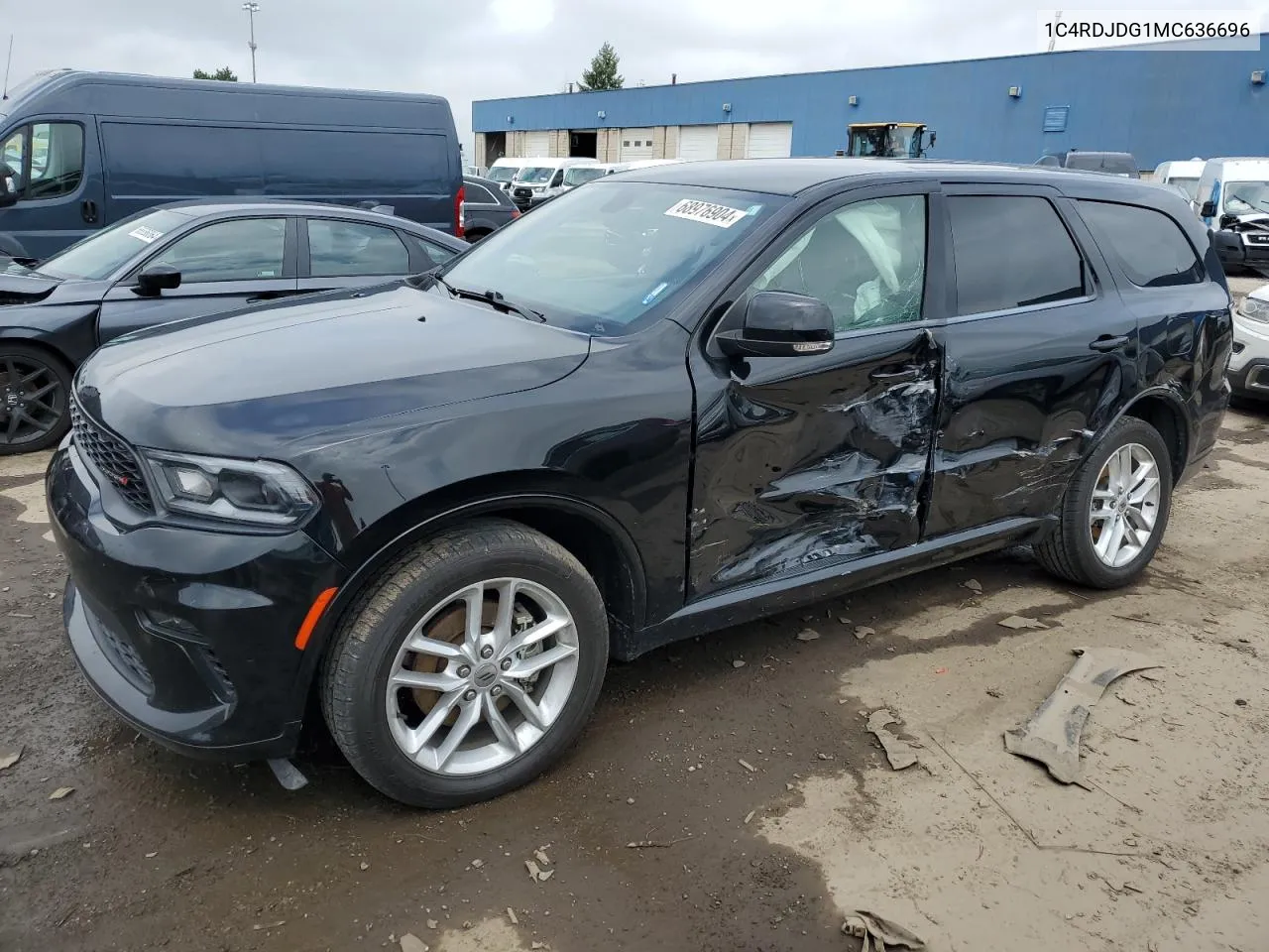 1C4RDJDG1MC636696 2021 Dodge Durango Gt