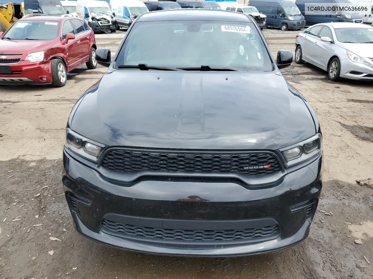 2021 Dodge Durango Gt VIN: 1C4RDJDG1MC636696 Lot: 68976904