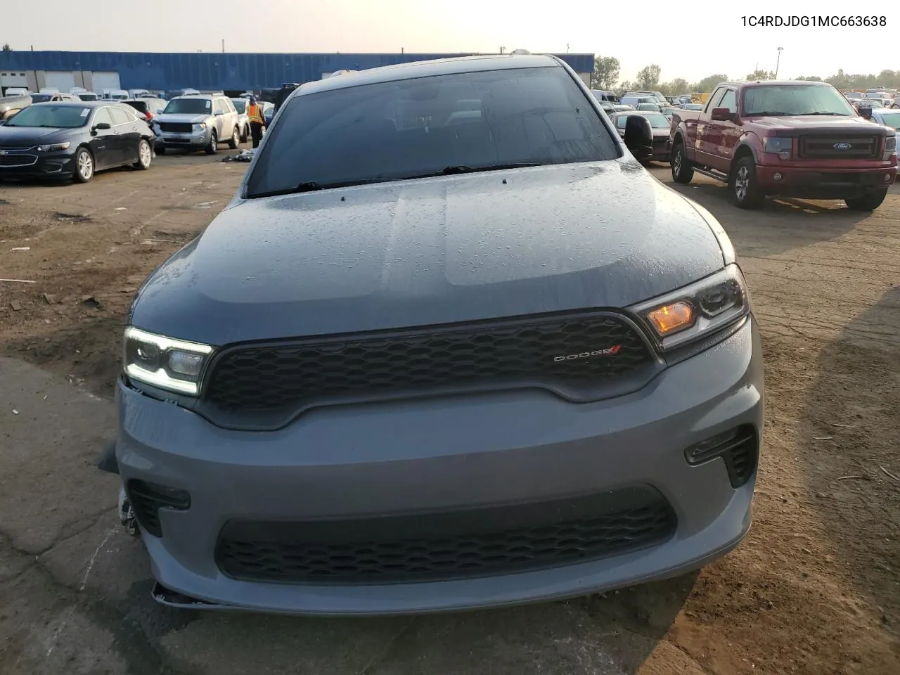 2021 Dodge Durango Gt VIN: 1C4RDJDG1MC663638 Lot: 68988264