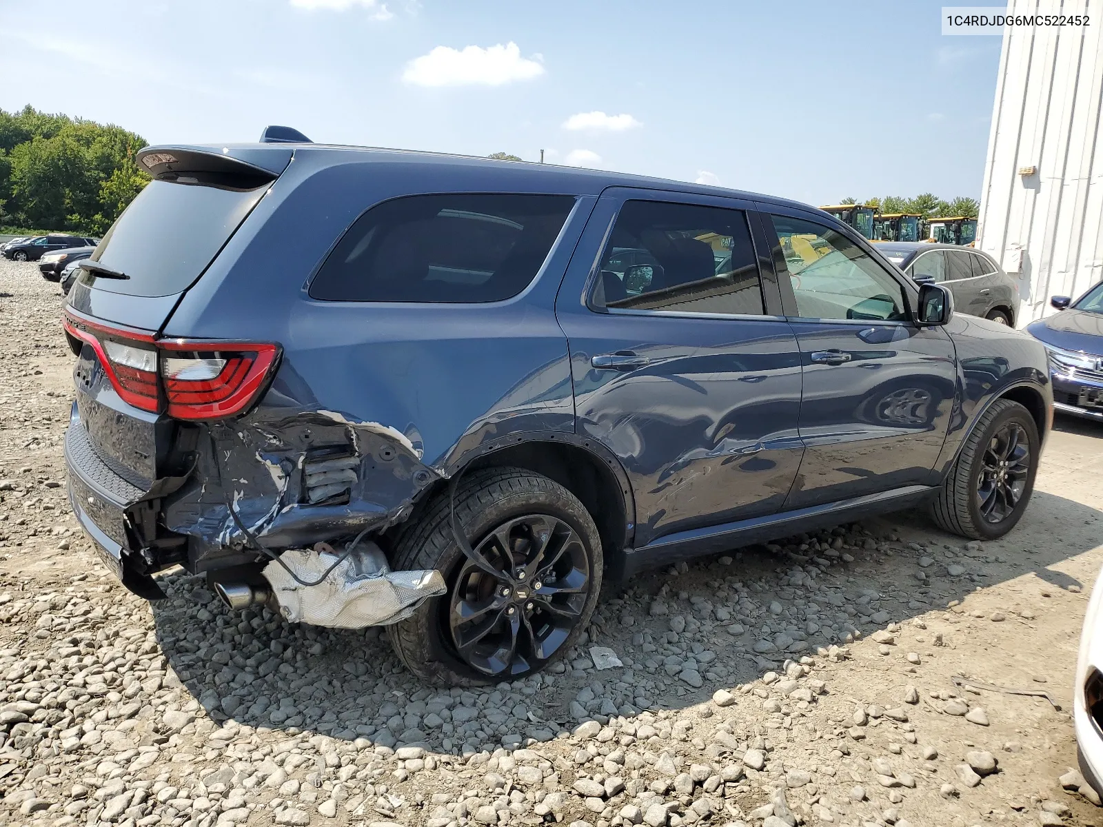 2021 Dodge Durango Gt VIN: 1C4RDJDG6MC522452 Lot: 69090384