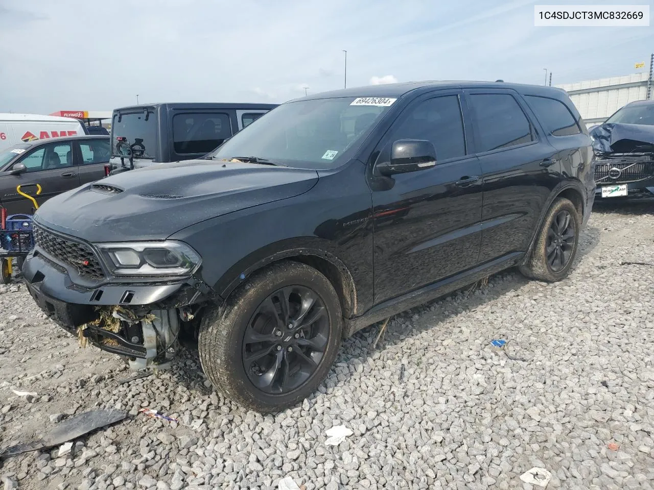 2021 Dodge Durango R/T VIN: 1C4SDJCT3MC832669 Lot: 69426304