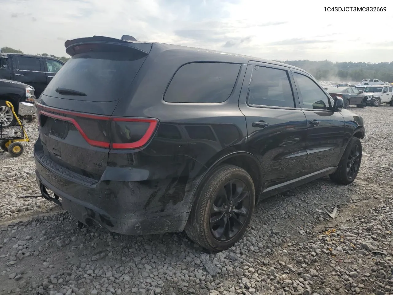 2021 Dodge Durango R/T VIN: 1C4SDJCT3MC832669 Lot: 69426304