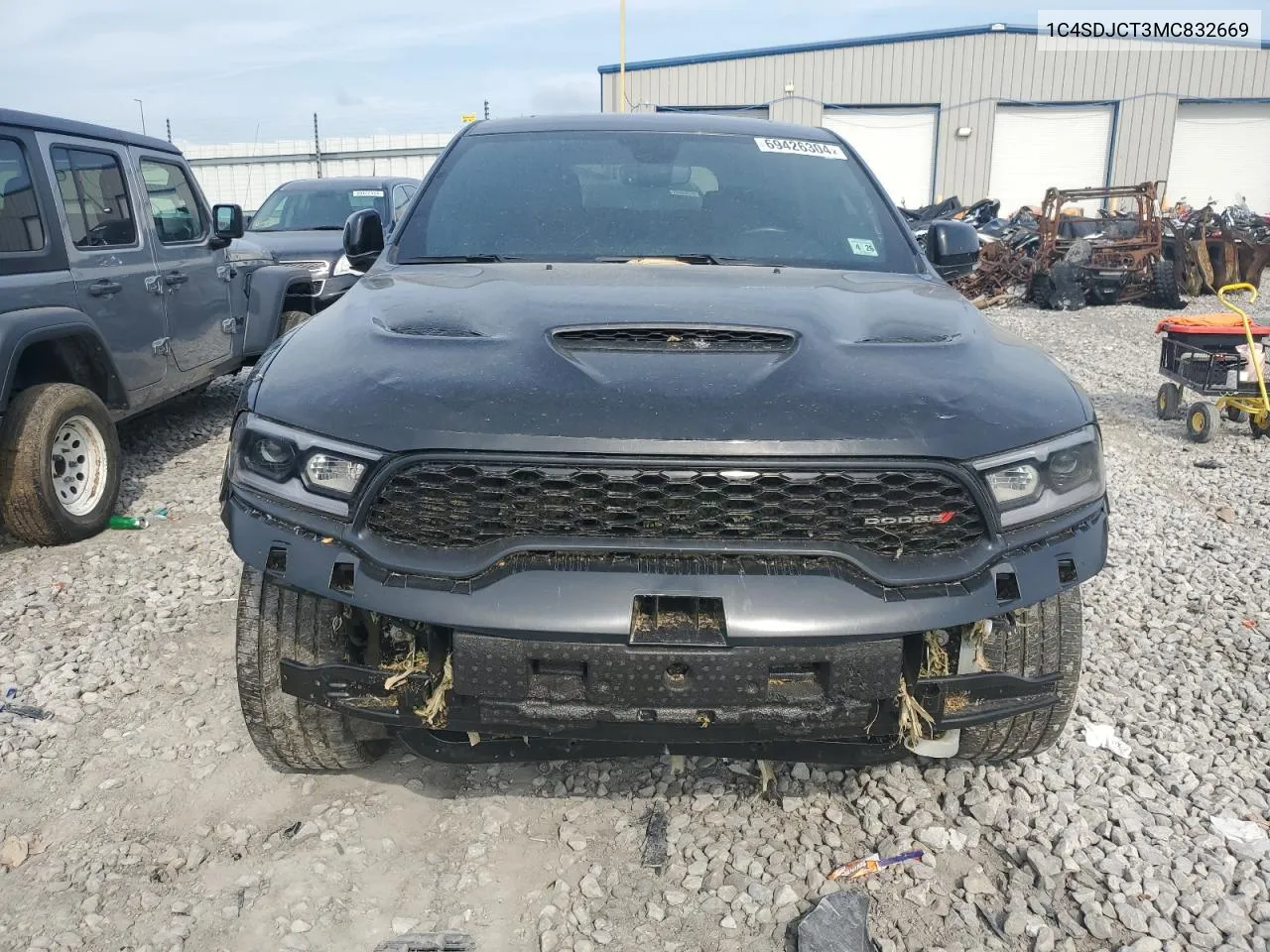 2021 Dodge Durango R/T VIN: 1C4SDJCT3MC832669 Lot: 69426304