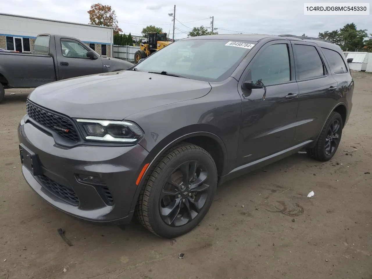 2021 Dodge Durango Gt VIN: 1C4RDJDG8MC545330 Lot: 69498784