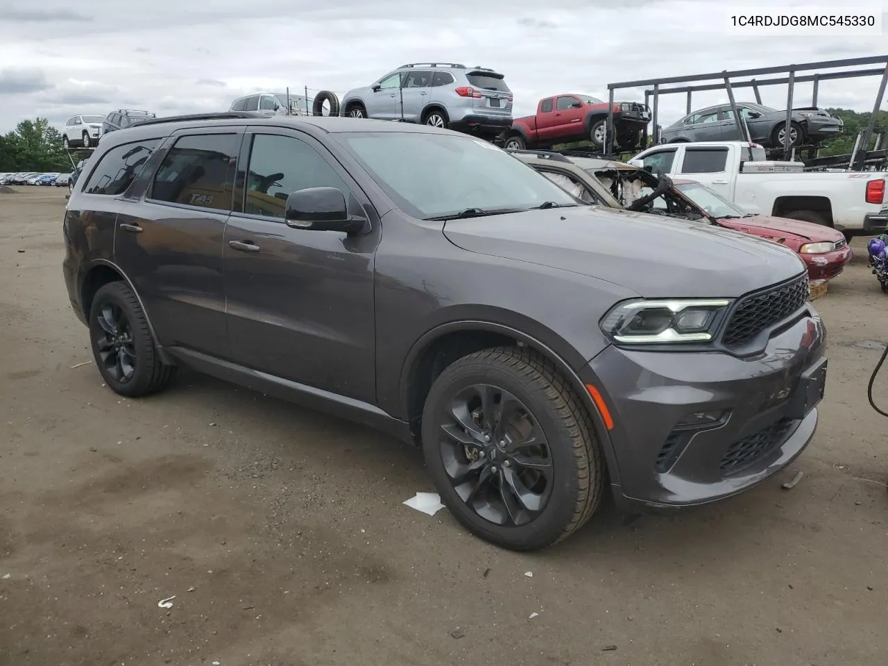 1C4RDJDG8MC545330 2021 Dodge Durango Gt