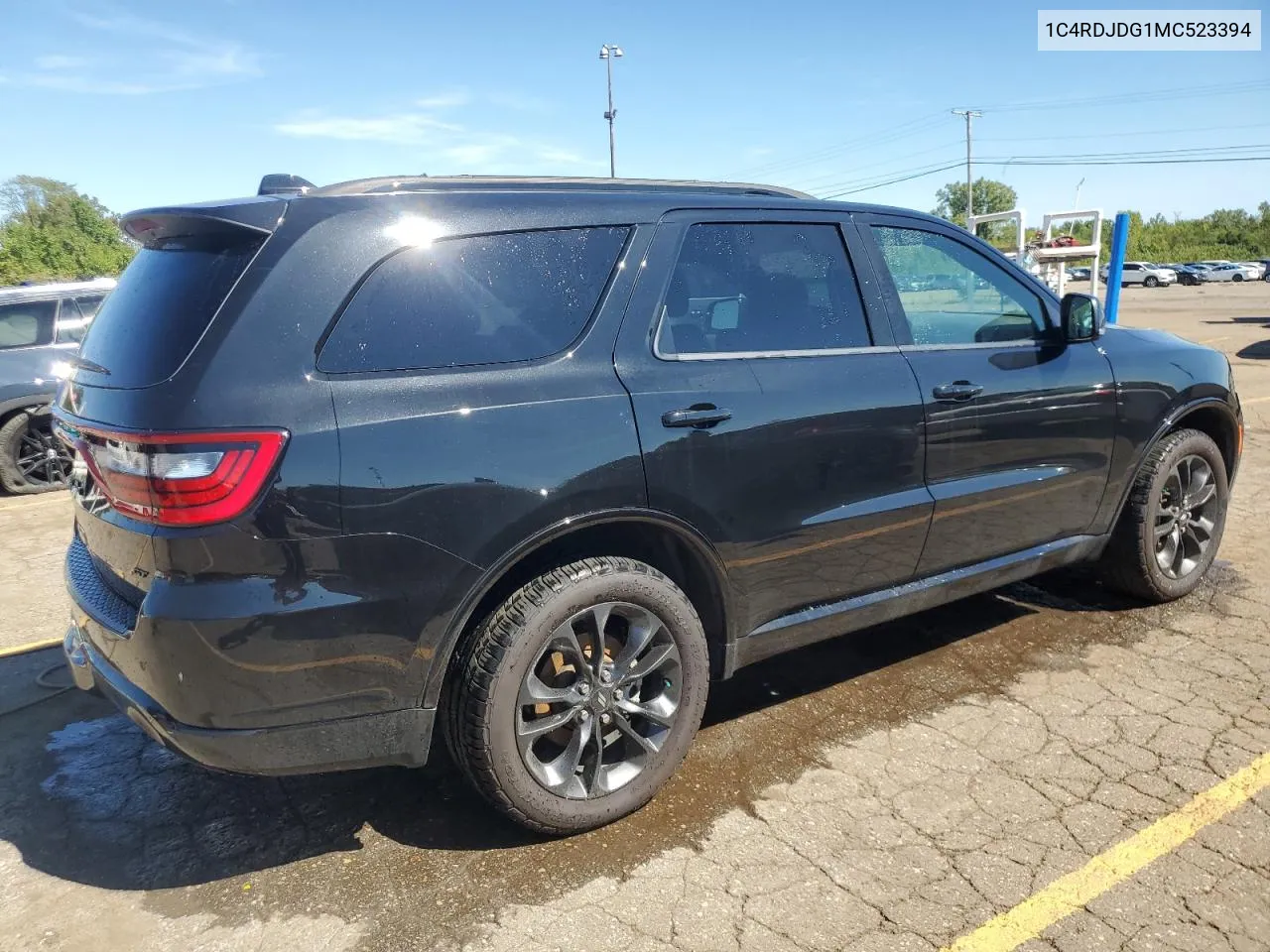 2021 Dodge Durango Gt VIN: 1C4RDJDG1MC523394 Lot: 69827934