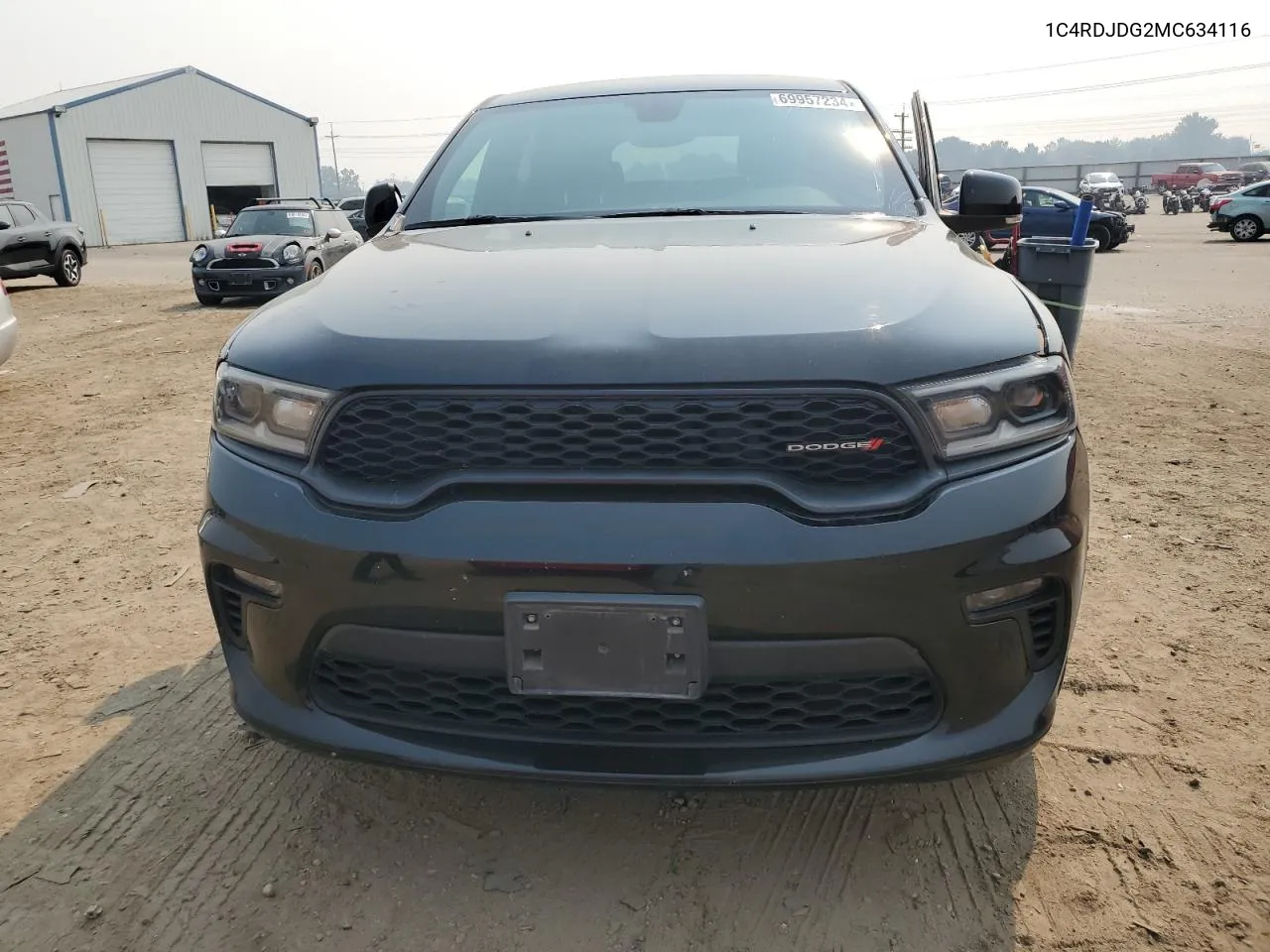 2021 Dodge Durango Gt VIN: 1C4RDJDG2MC634116 Lot: 69957234