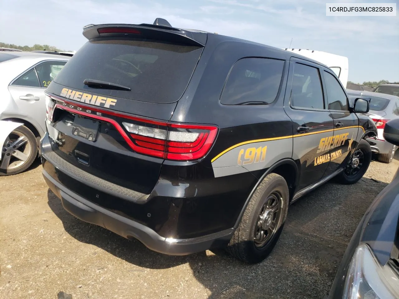 2021 Dodge Durango Pursuit VIN: 1C4RDJFG3MC825833 Lot: 70236794