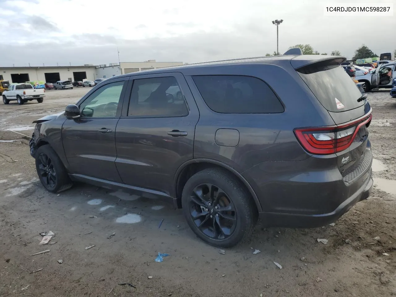 2021 Dodge Durango Gt VIN: 1C4RDJDG1MC598287 Lot: 70593174