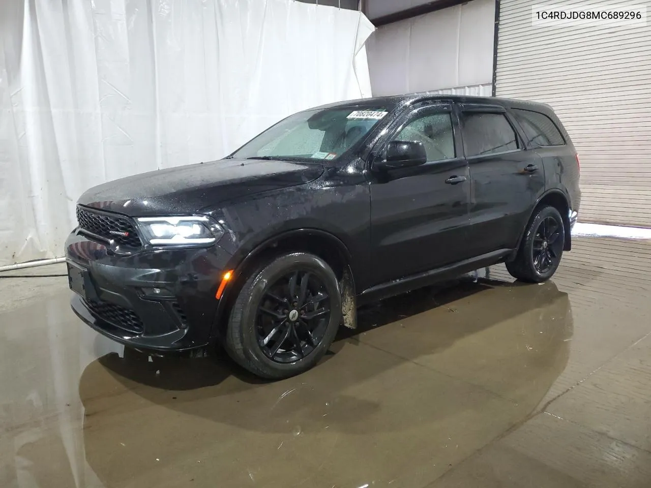 2021 Dodge Durango Gt VIN: 1C4RDJDG8MC689296 Lot: 70820474