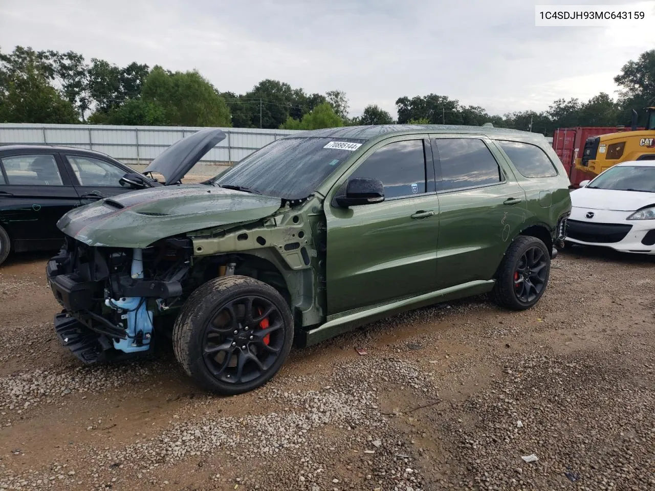 2021 Dodge Durango Srt Hellcat VIN: 1C4SDJH93MC643159 Lot: 70895144