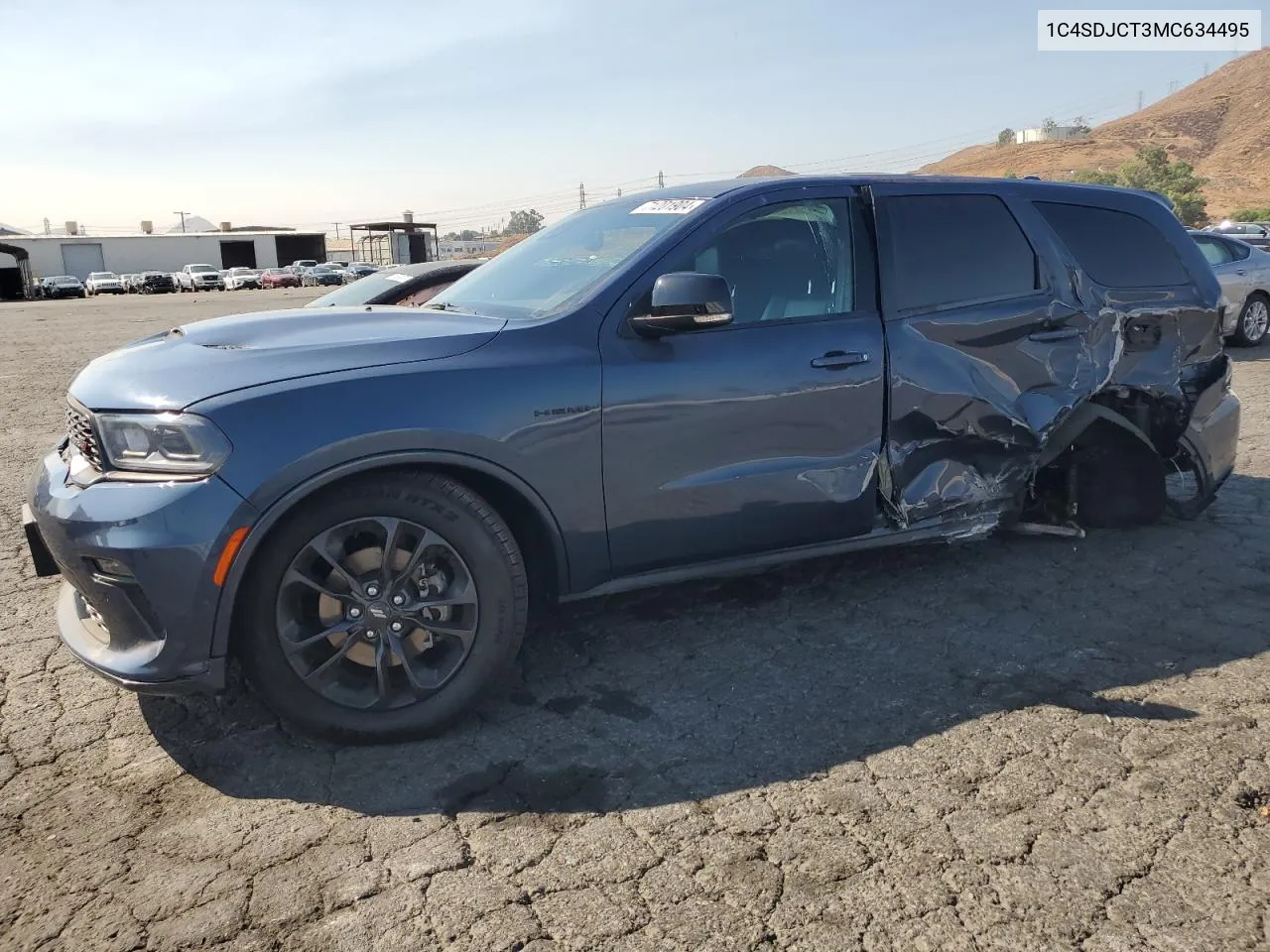 2021 Dodge Durango R/T VIN: 1C4SDJCT3MC634495 Lot: 71201904