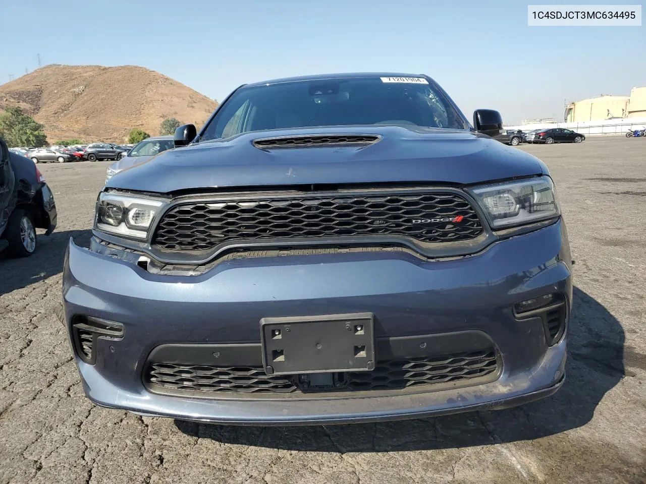 2021 Dodge Durango R/T VIN: 1C4SDJCT3MC634495 Lot: 71201904