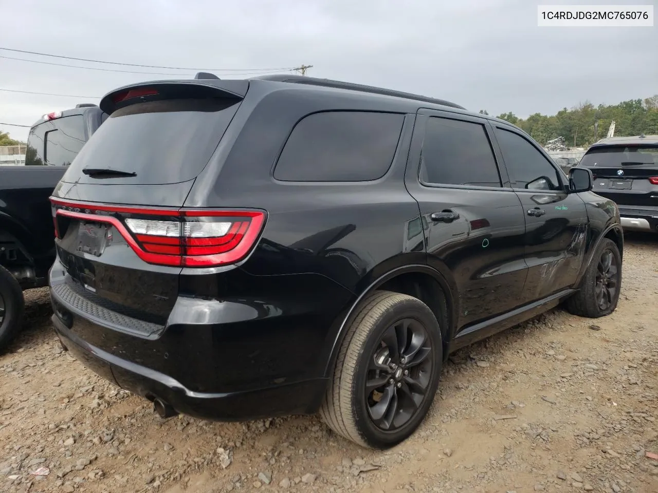 2021 Dodge Durango Gt VIN: 1C4RDJDG2MC765076 Lot: 71256434