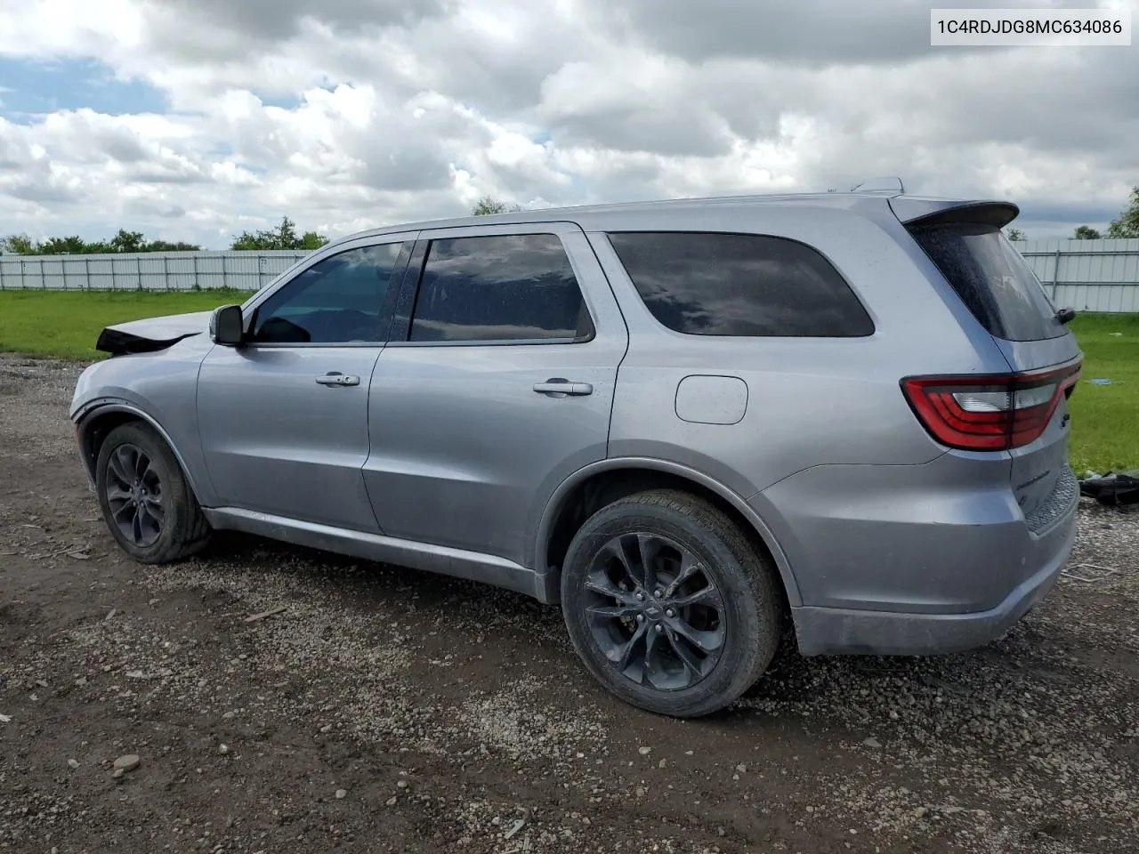 2021 Dodge Durango Gt VIN: 1C4RDJDG8MC634086 Lot: 71386664