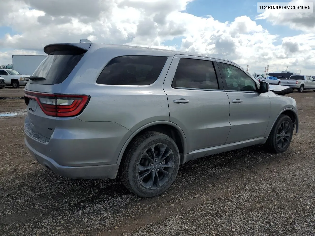 1C4RDJDG8MC634086 2021 Dodge Durango Gt