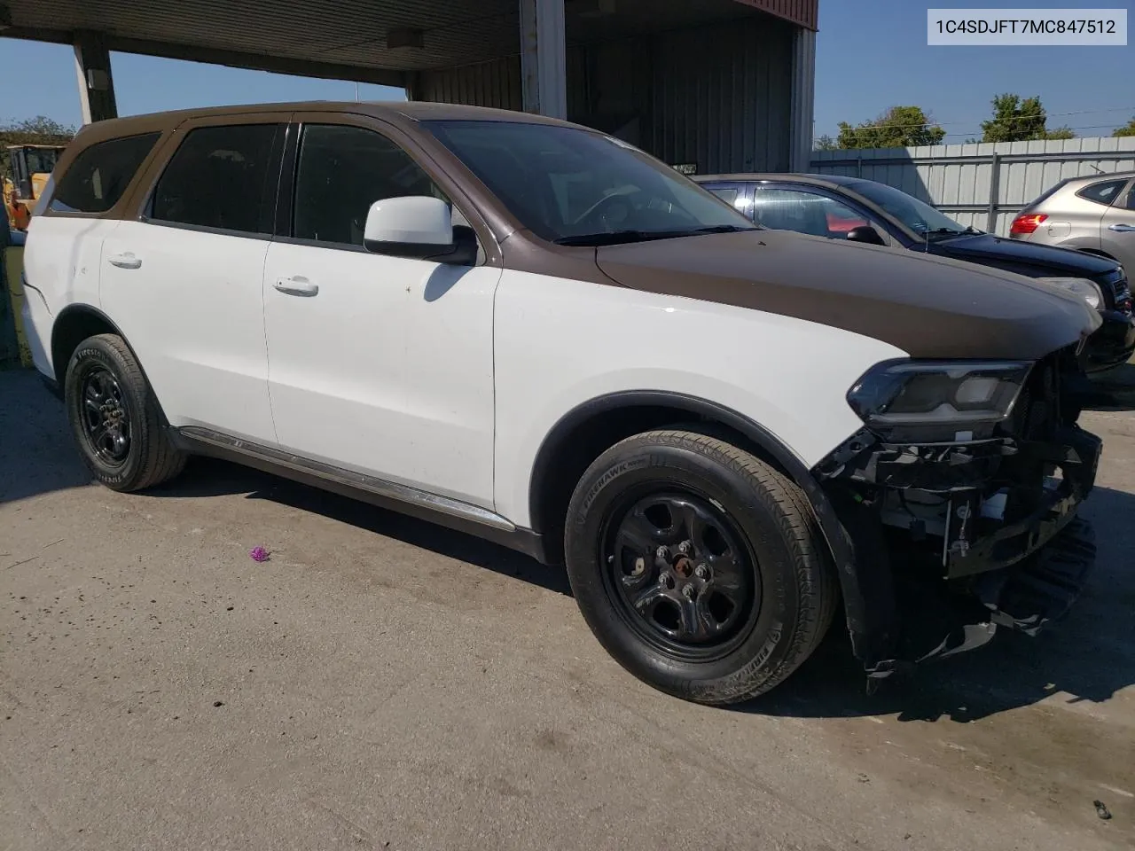 2021 Dodge Durango Pursuit VIN: 1C4SDJFT7MC847512 Lot: 71769854