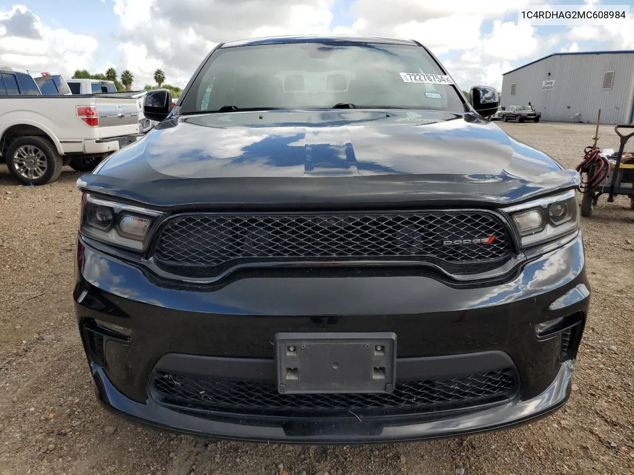 2021 Dodge Durango Sxt VIN: 1C4RDHAG2MC608984 Lot: 72278754