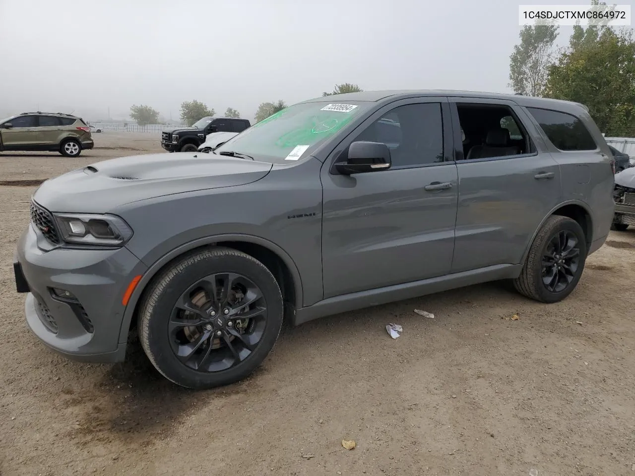 2021 Dodge Durango R/T VIN: 1C4SDJCTXMC864972 Lot: 72335954