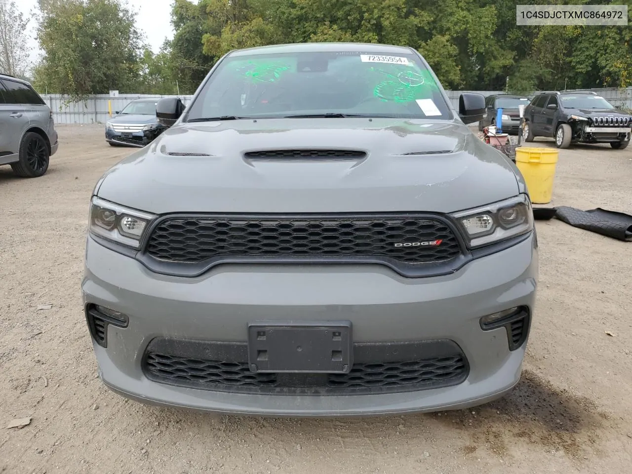 2021 Dodge Durango R/T VIN: 1C4SDJCTXMC864972 Lot: 72335954