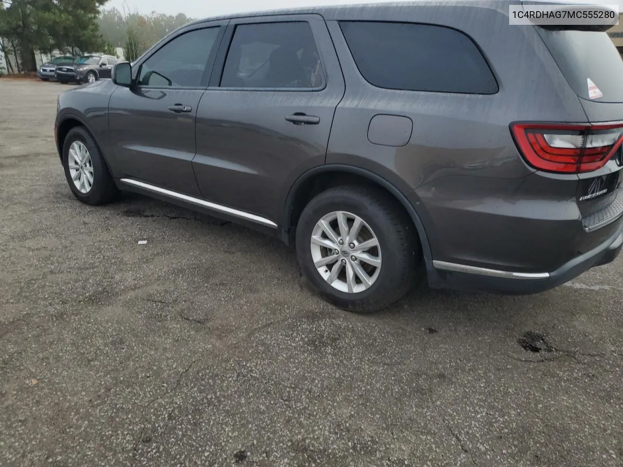 2021 Dodge Durango Sxt VIN: 1C4RDHAG7MC555280 Lot: 72373854