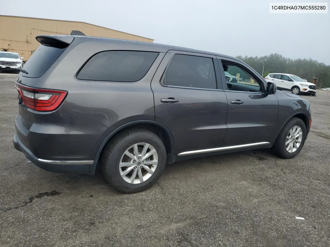 2021 Dodge Durango Sxt VIN: 1C4RDHAG7MC555280 Lot: 72373854