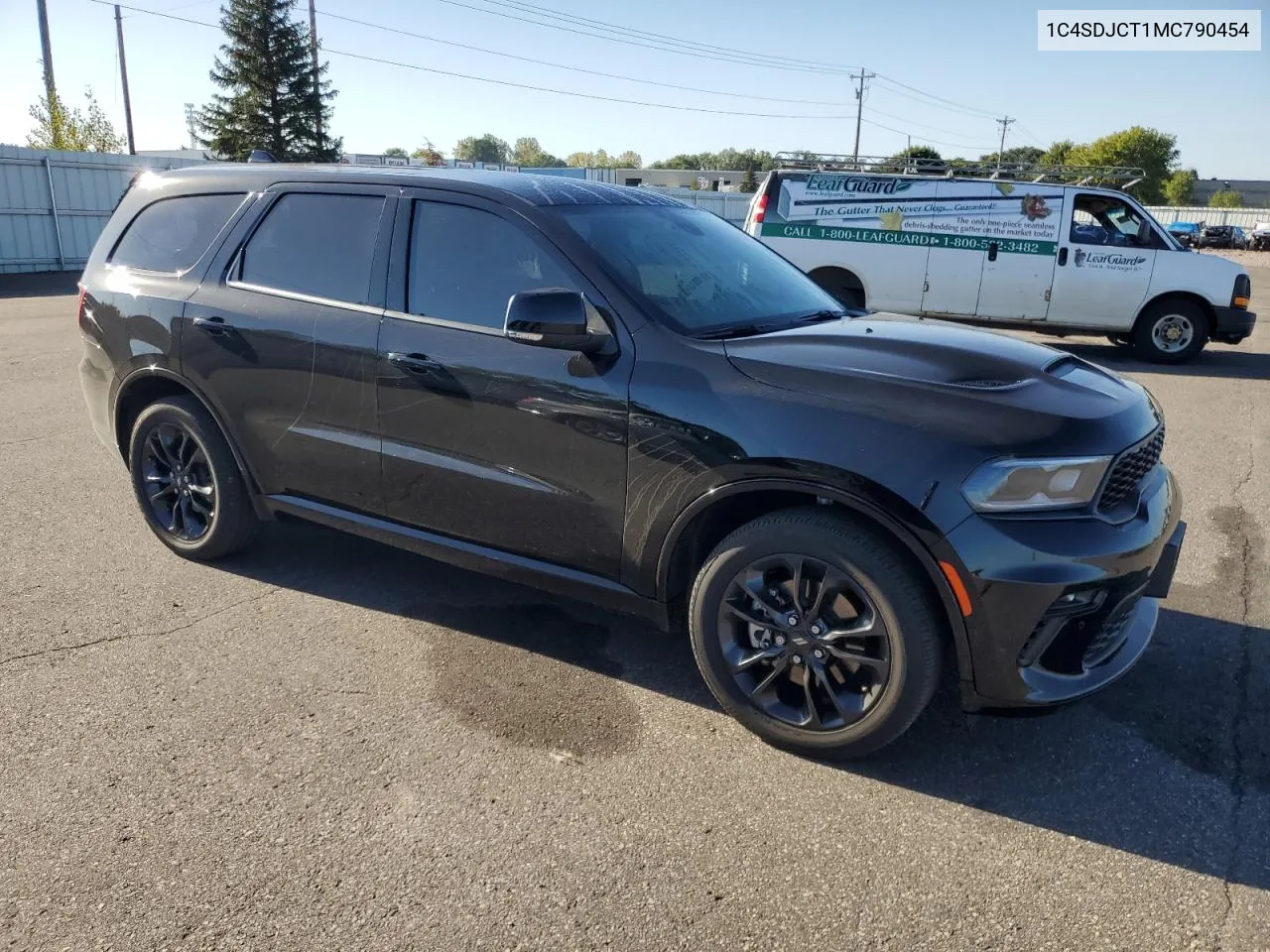 2021 Dodge Durango R/T VIN: 1C4SDJCT1MC790454 Lot: 72716154