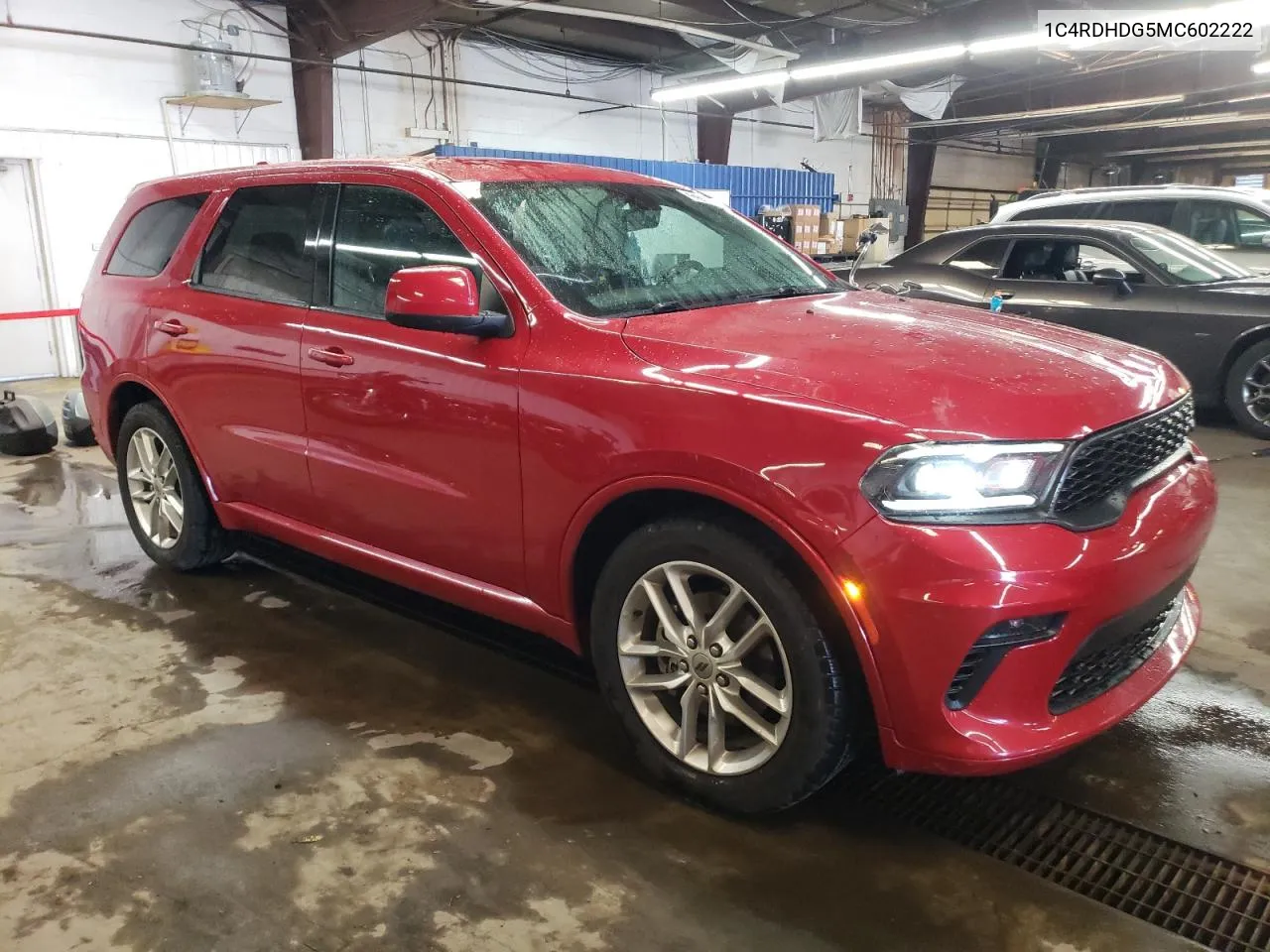 2021 Dodge Durango Gt VIN: 1C4RDHDG5MC602222 Lot: 72732244