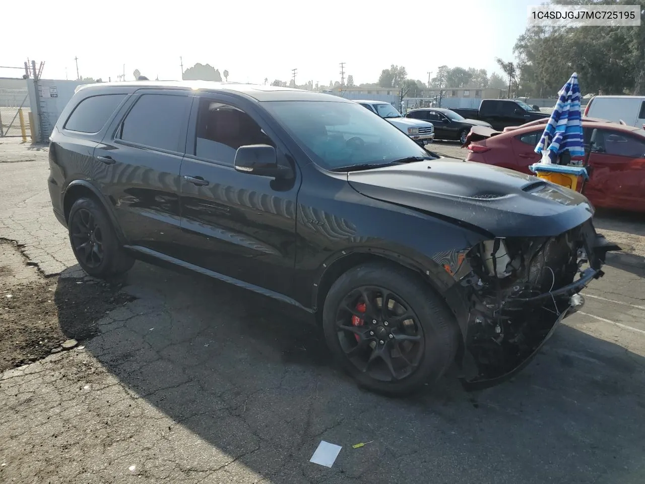 2021 Dodge Durango Srt 392 VIN: 1C4SDJGJ7MC725195 Lot: 72905834