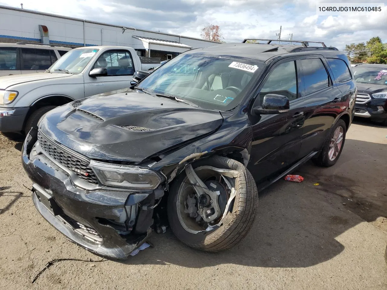 2021 Dodge Durango Gt VIN: 1C4RDJDG1MC610485 Lot: 73036494