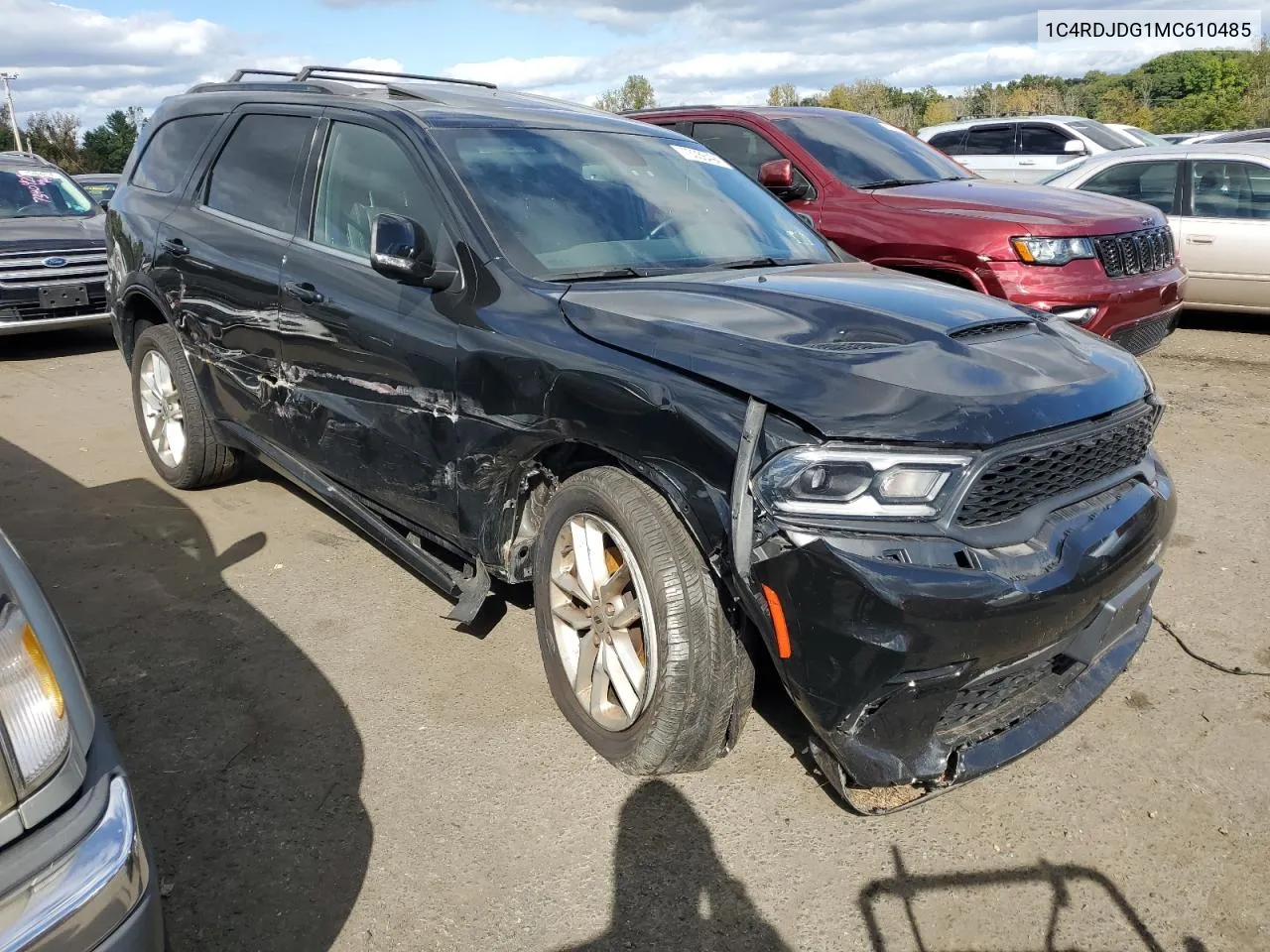 2021 Dodge Durango Gt VIN: 1C4RDJDG1MC610485 Lot: 73036494