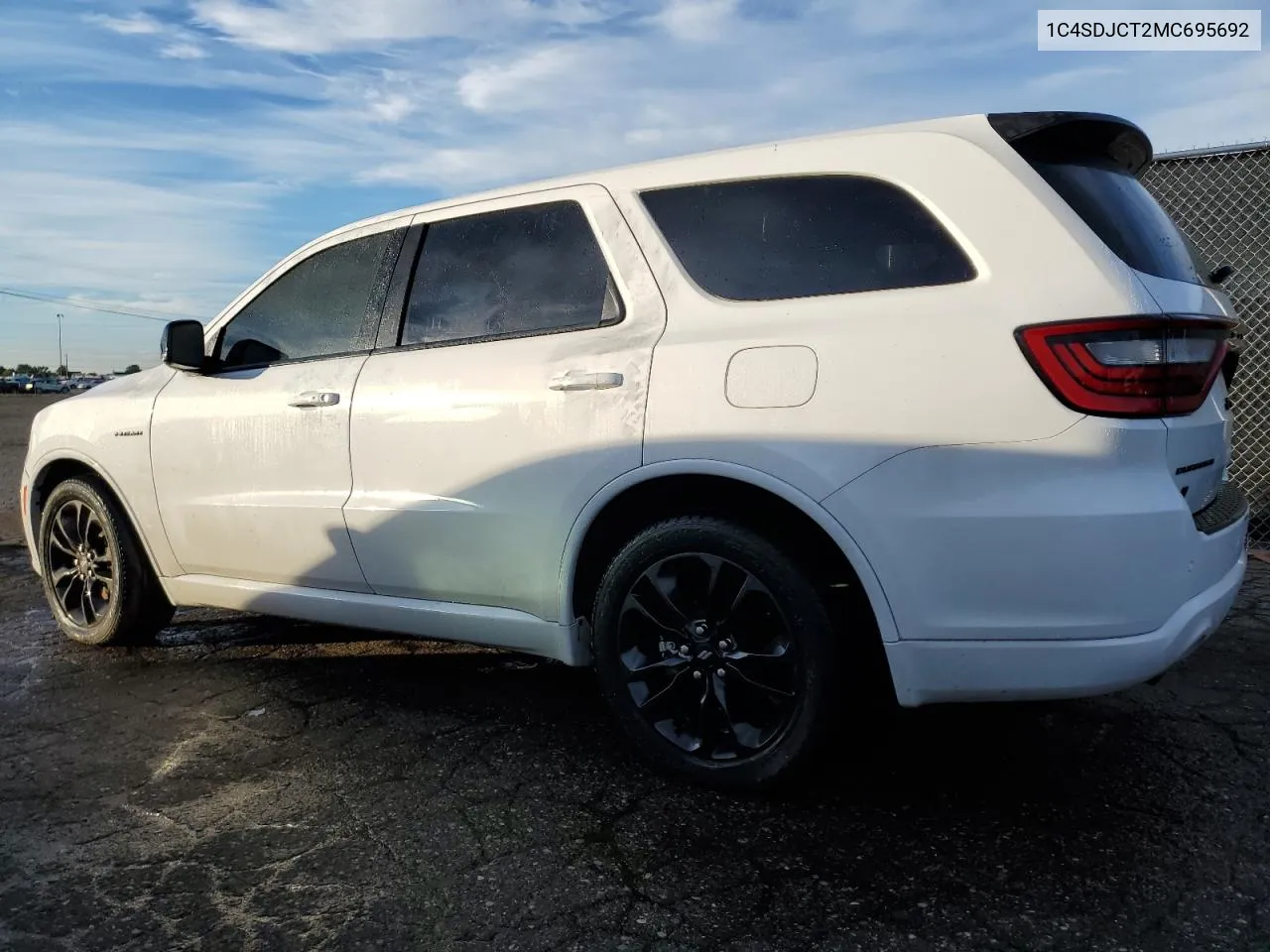 2021 Dodge Durango R/T VIN: 1C4SDJCT2MC695692 Lot: 73277574