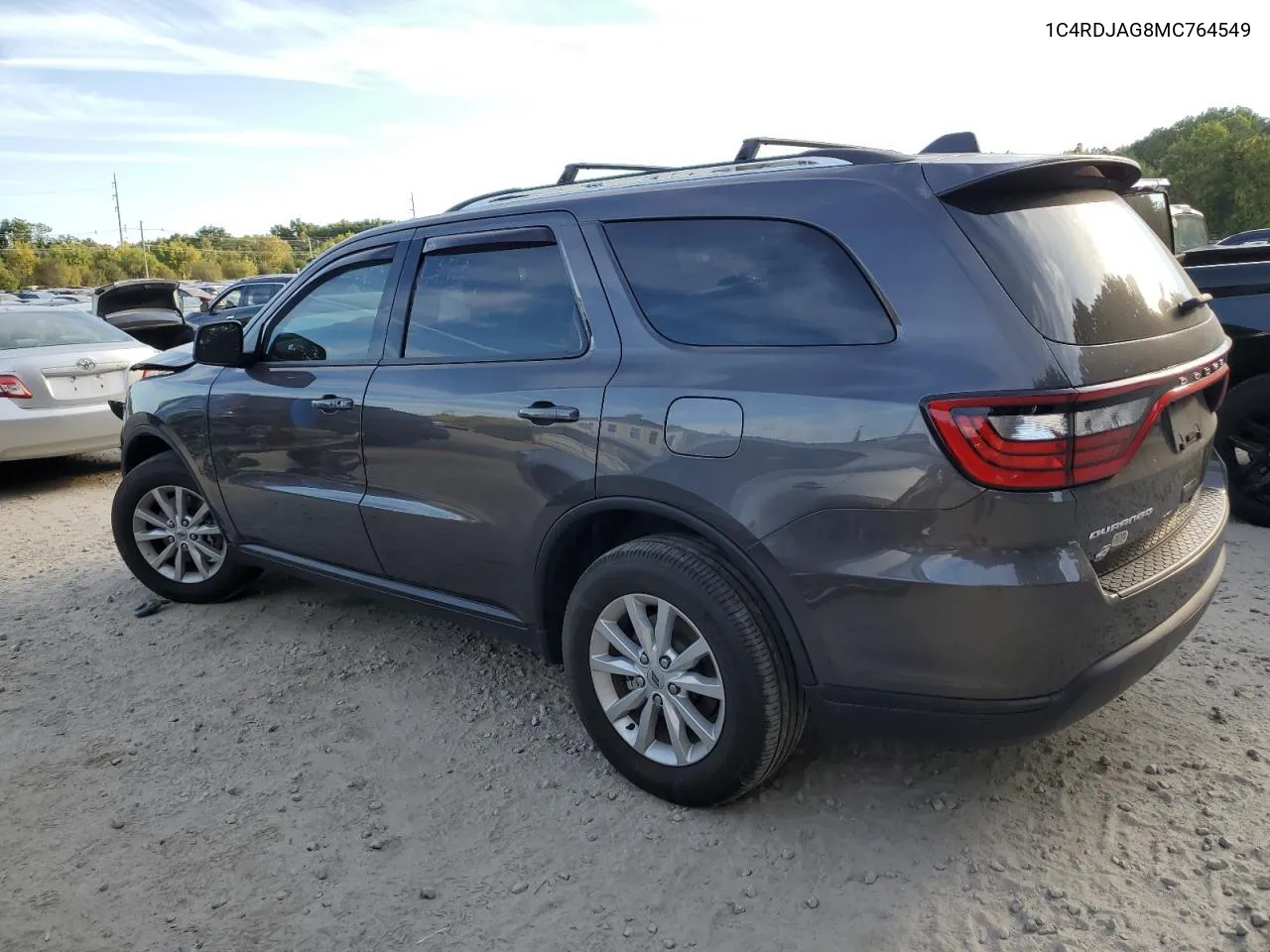 2021 Dodge Durango Sxt VIN: 1C4RDJAG8MC764549 Lot: 73278204