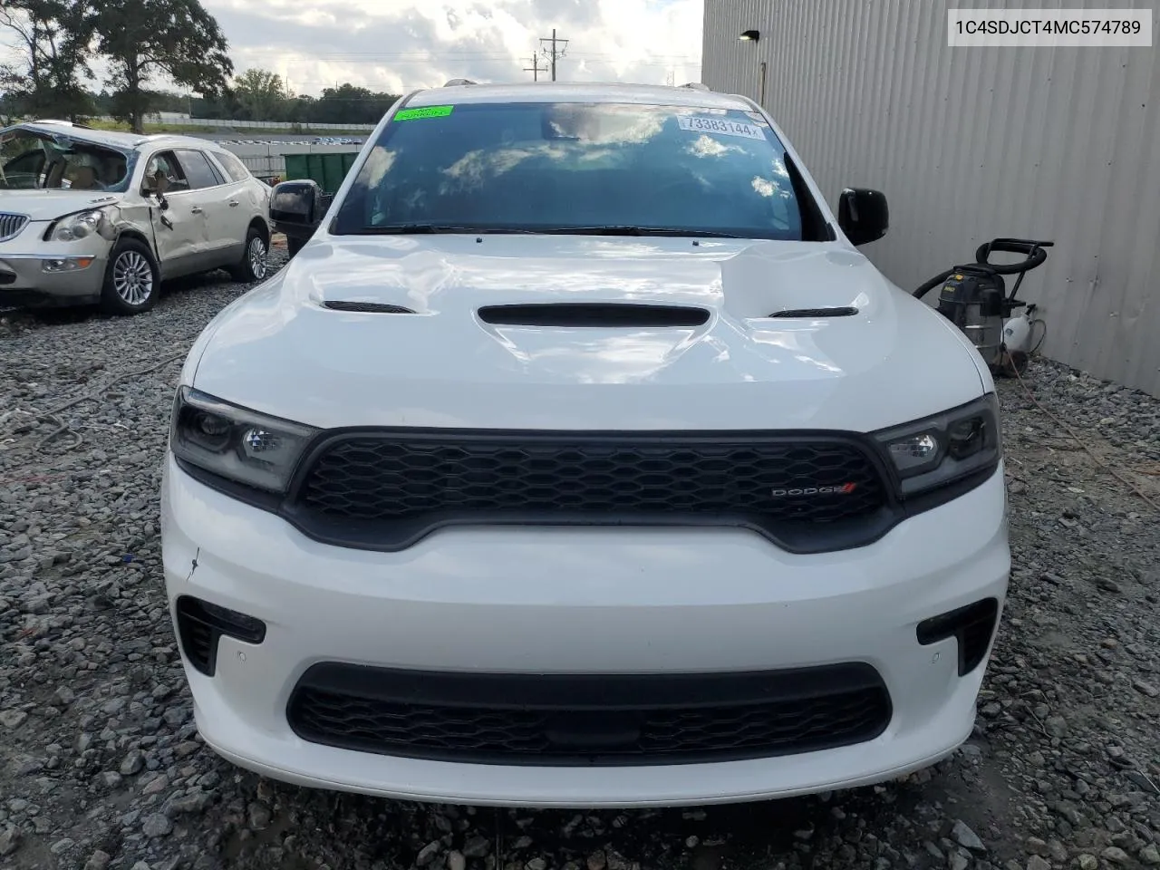 2021 Dodge Durango R/T VIN: 1C4SDJCT4MC574789 Lot: 73383144