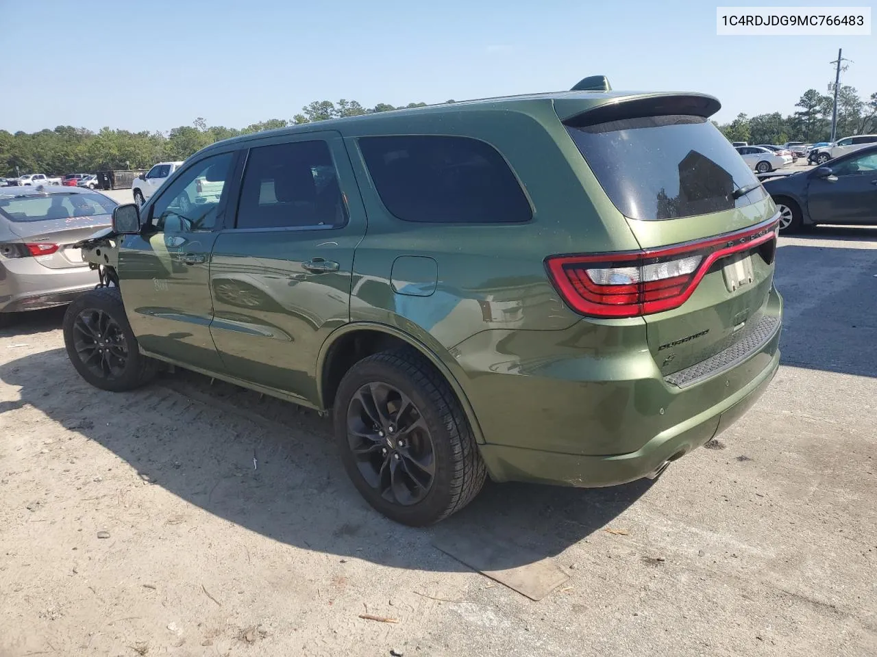 2021 Dodge Durango Gt VIN: 1C4RDJDG9MC766483 Lot: 73822024