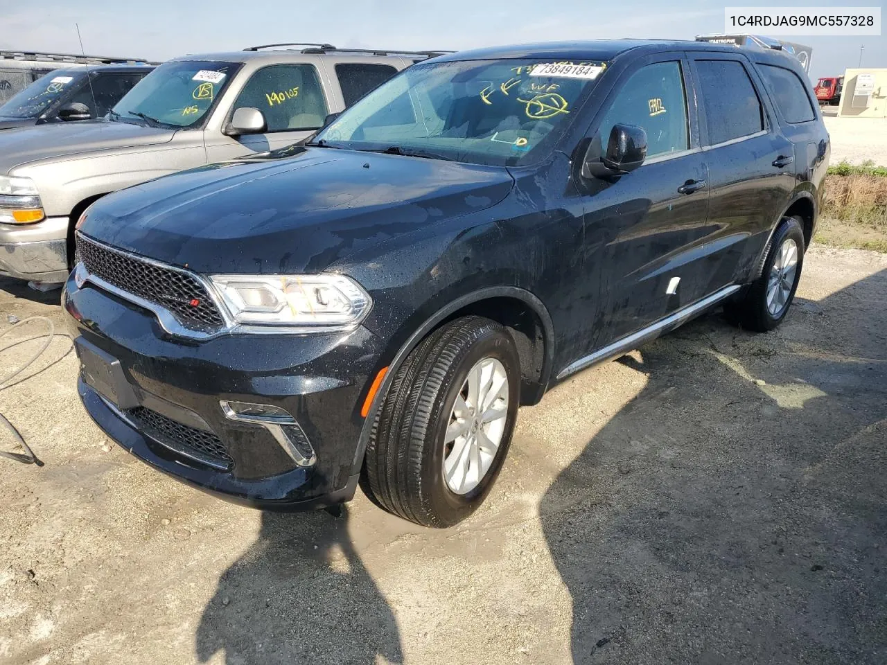 2021 Dodge Durango Sxt VIN: 1C4RDJAG9MC557328 Lot: 73849184