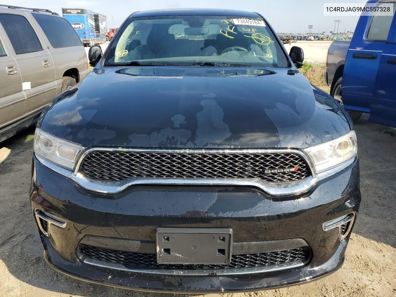 2021 Dodge Durango Sxt VIN: 1C4RDJAG9MC557328 Lot: 73849184