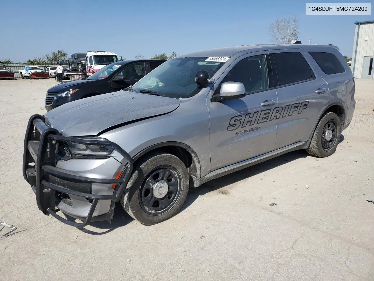 2021 Dodge Durango Pursuit VIN: 1C4SDJFT5MC724209 Lot: 73966874